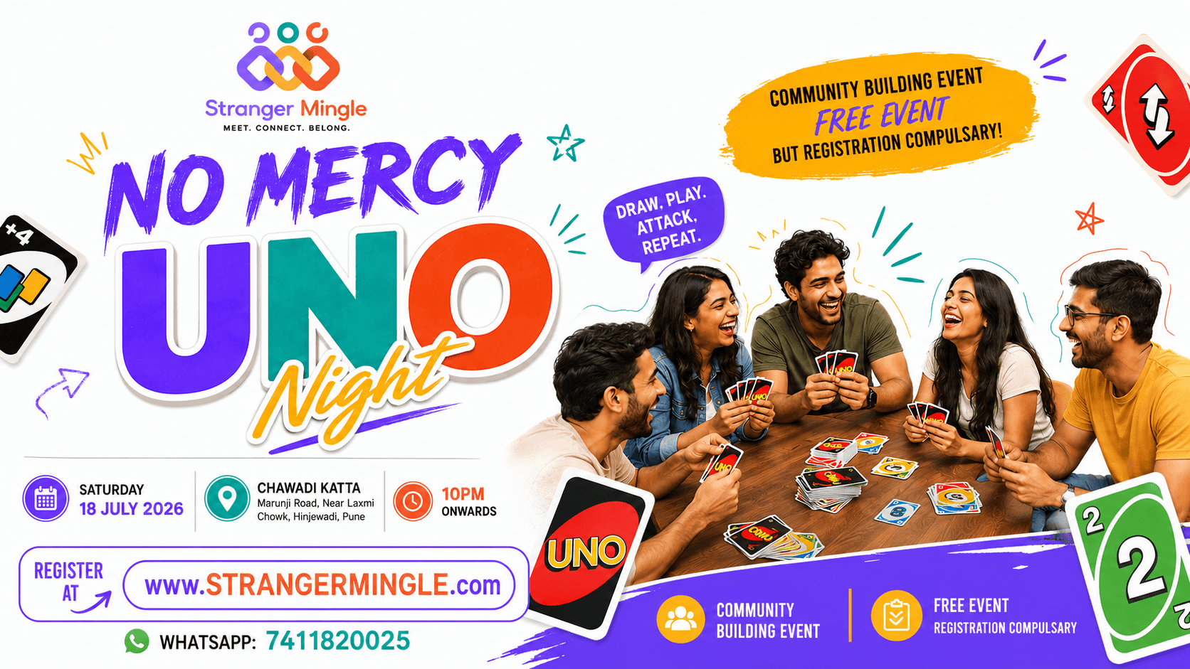 Poster of No Mercy UNO night
